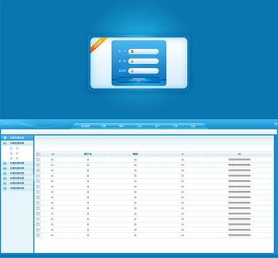 簡單的藍色后臺管理模板 助您高效開發(fā)CMS系統(tǒng)與辦公平臺